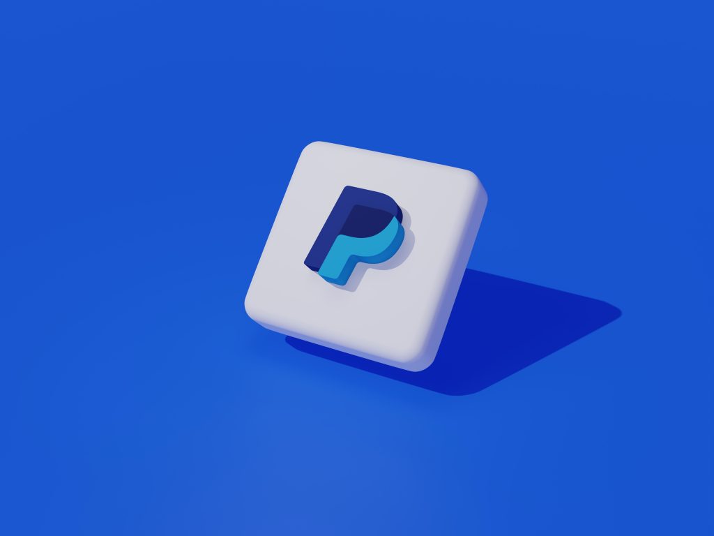 PayPal logo.