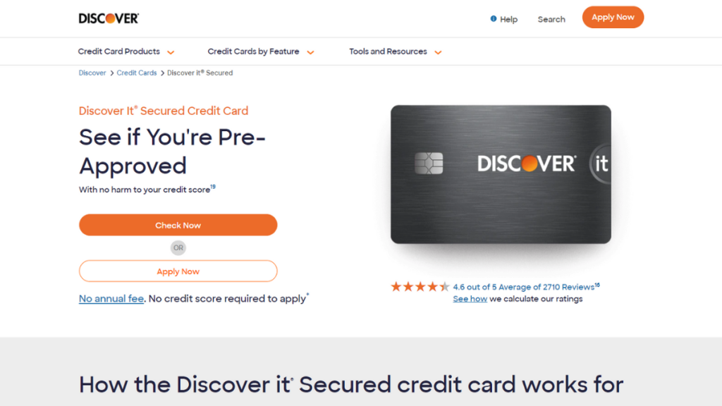 Discover It® Secured Credit Card review