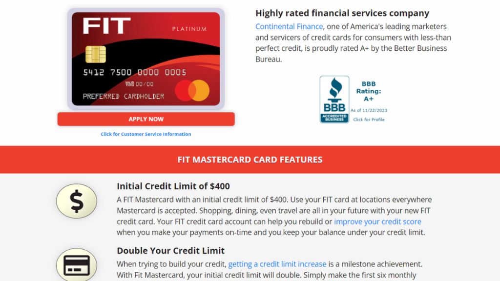 FIT® Platinum Mastercard®