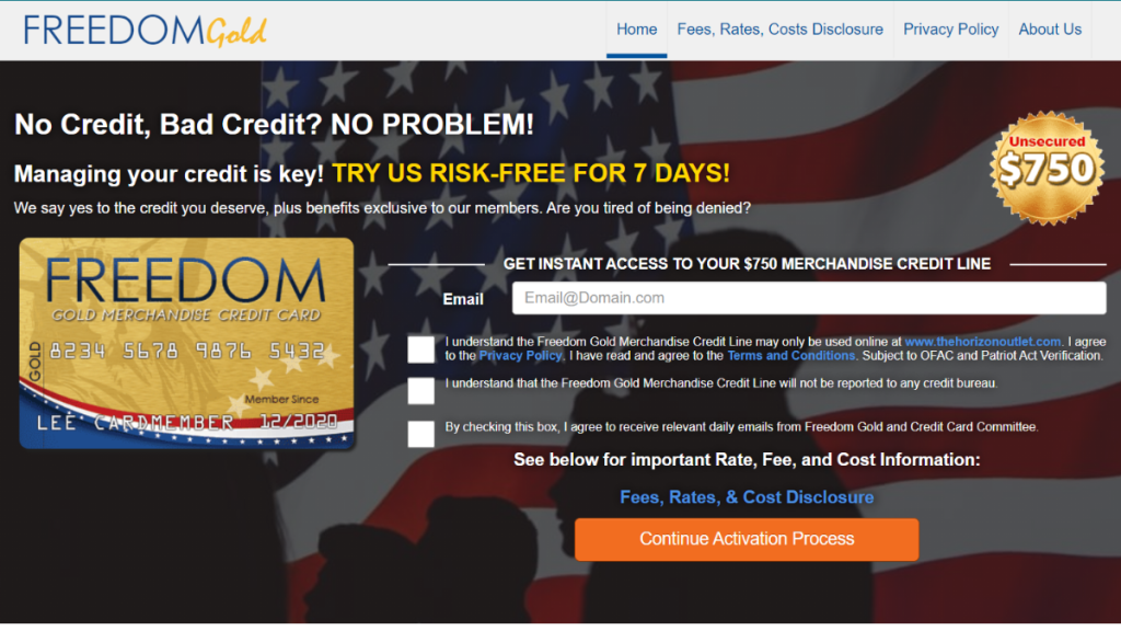 Freedom Gold Card review