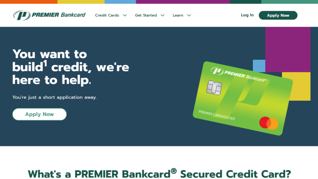 PREMIER Bankcard® Secured Credit Card review