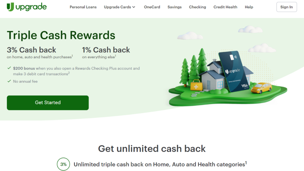 Upgrade Triple Cash Rewards review